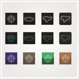 Desktop app used to compare racing videos needs an icon | Design Icône par bdesigner9