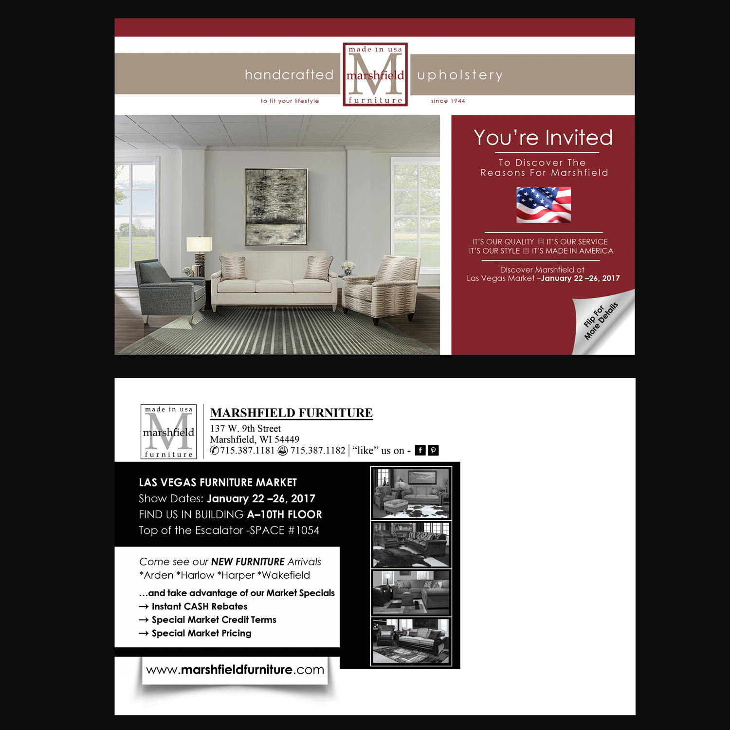 Postcard Design by NatPearlDesigns for Marshfield Furniture | Design #12739107