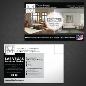 Postcard Design by Mon01 for Marshfield Furniture | Design: #12739337