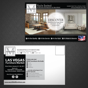 Postcard Design by Mon01 for Marshfield Furniture | Design: #12770582