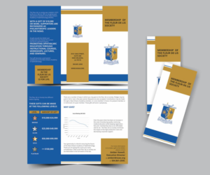 Fleur de Lis Society of the New Orleans Academy of Ophthalmology | Flyer Design by Cut and Glue