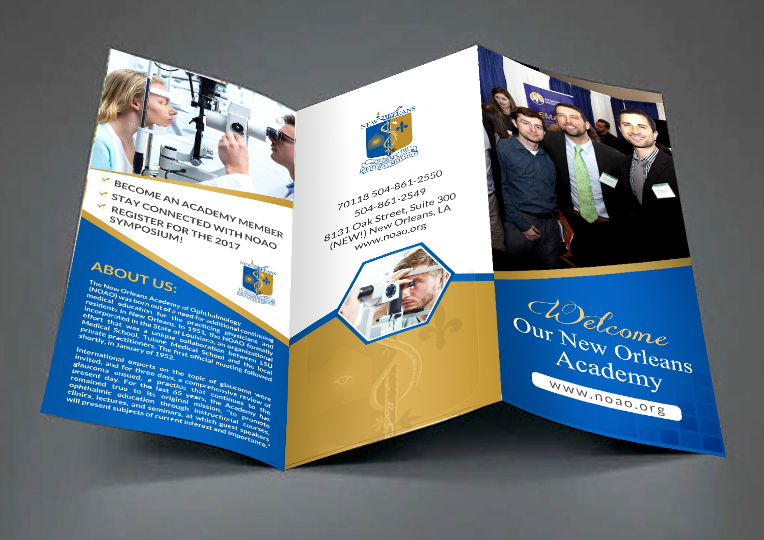 Flyer Design by debdesign for New Orleans Academy of Ophthal | Design #12644525