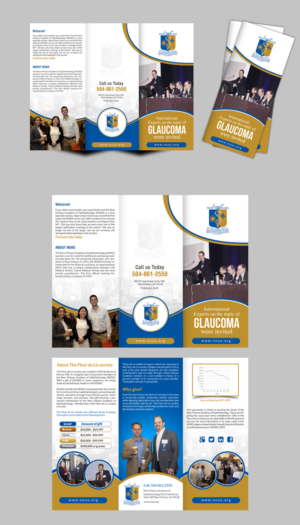Diseño de Flyer por creative.bugs para New Orleans Academy of Ophthal | Diseño: #12675958