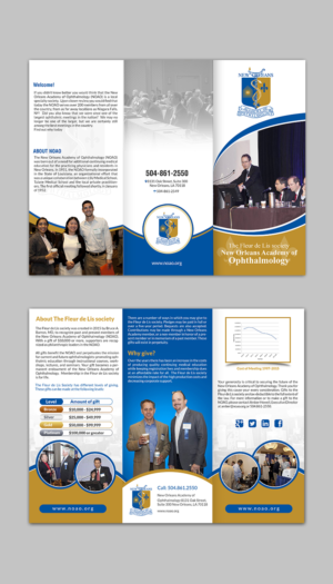 Diseño de Flyer por creative.bugs para New Orleans Academy of Ophthal | Diseño: #12700208