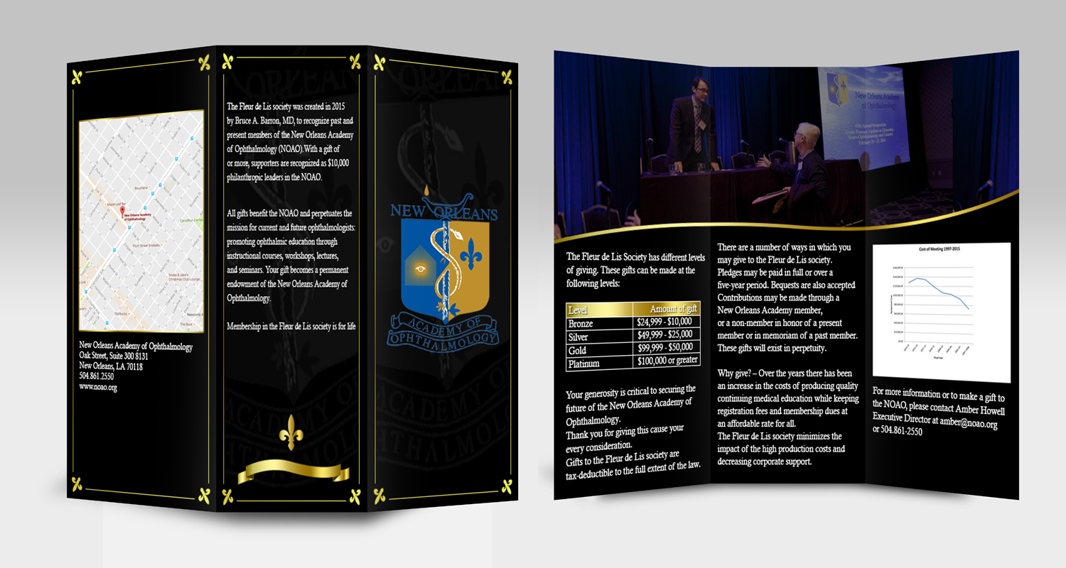 Design de Flyer par amadadesigns pour New Orleans Academy of Ophthal | Design #12723044