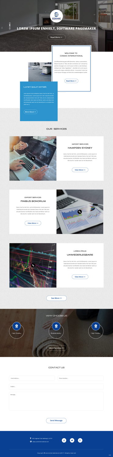 Web Design by pb for GebhardCS | Design #14980995