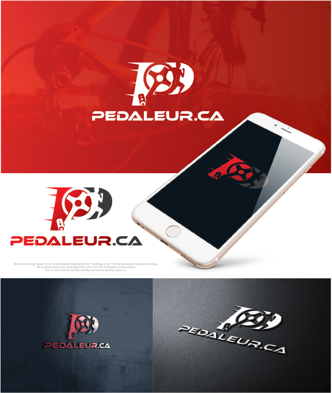 Logo Design by 8colors for Pedaleur.ca | Design: #12791948
