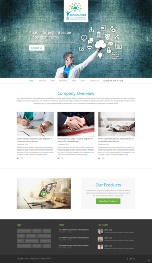 WordPress-Design von pb für Thoughtkeg Application Services Corp. | Design: #12644564