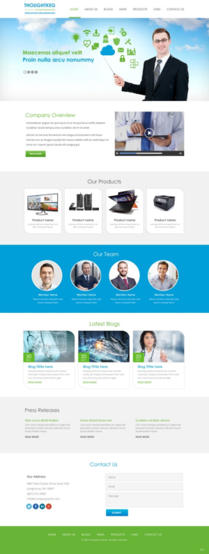 WordPress-Design von pb für Thoughtkeg Application Services Corp. | Design: #12656128