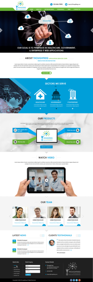 Web API Startup Need Wordpress site | Design Wordpress par Sbss