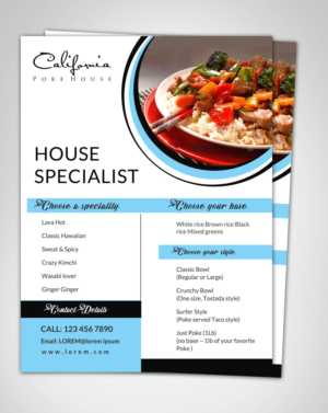 Menu Design by debdesign for this project | Design: #12705927