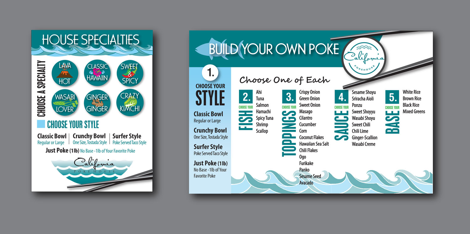 Menu Design by dsbgraphics for this project | Design #12732349