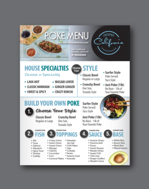 Menu Design by dsbgraphics for this project | Design: #12783582