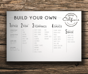 Design de Menu par CerezaChan pour ce projet | Design #12768099