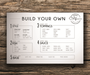 Menu Design by CerezaChan for this project | Design: #12768289