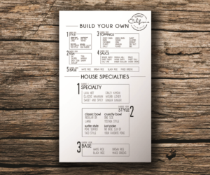 Menu Design by CerezaChan for this project | Design: #12768293