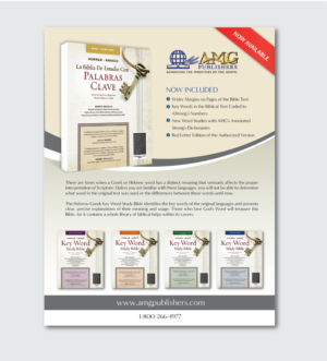 AMG Publishers, a Christian publishing company needs a full page magazine ad for our Bibles | Advertisement Design by alex989
