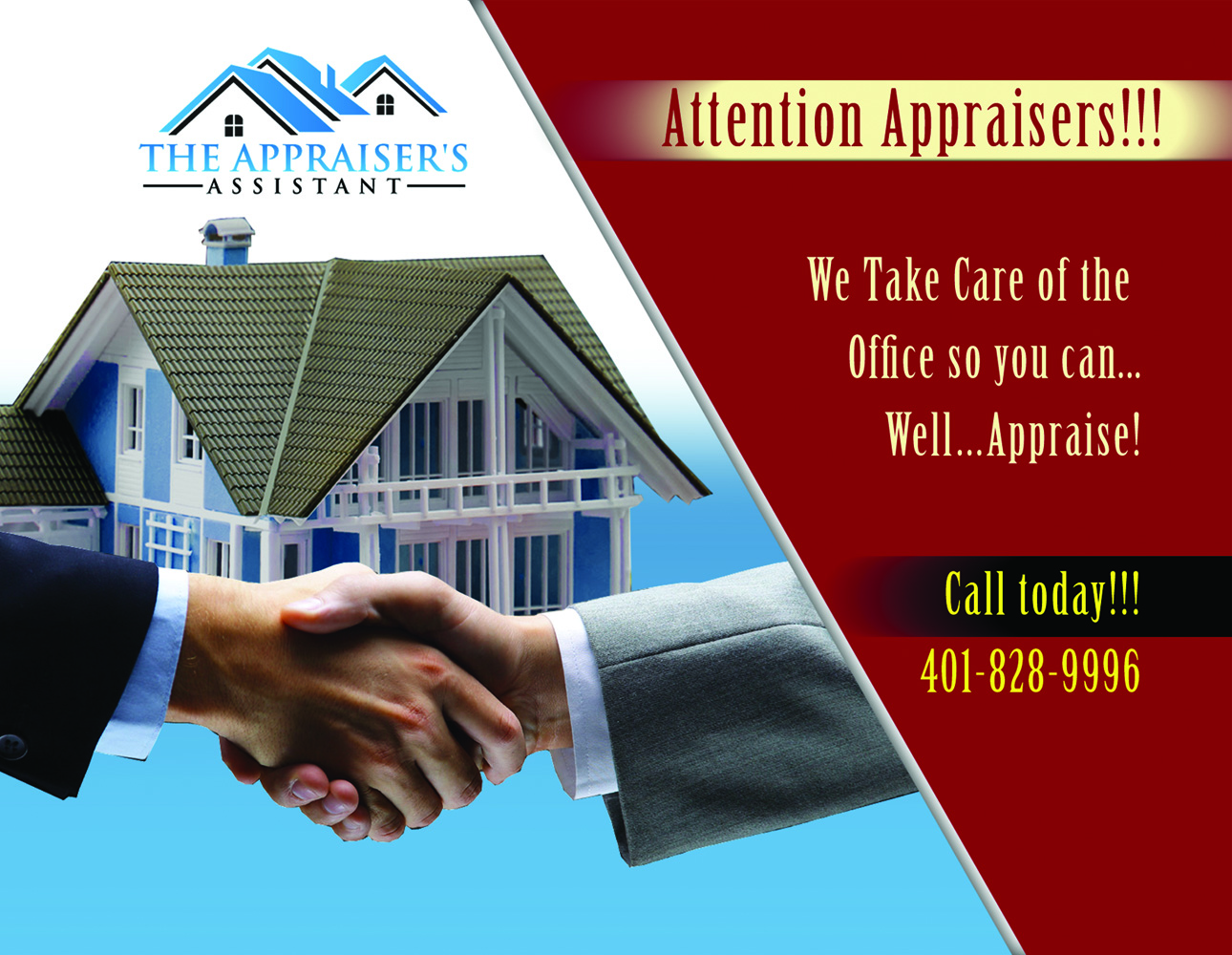Postkarten-Design von iztok.brodnjak für The Appraiser's Assistant | Design #12667040