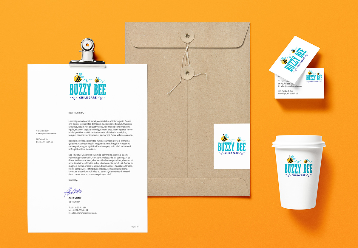 Logo Design by Fk_Design for Buzzy Bee Child Care | Design #12684232