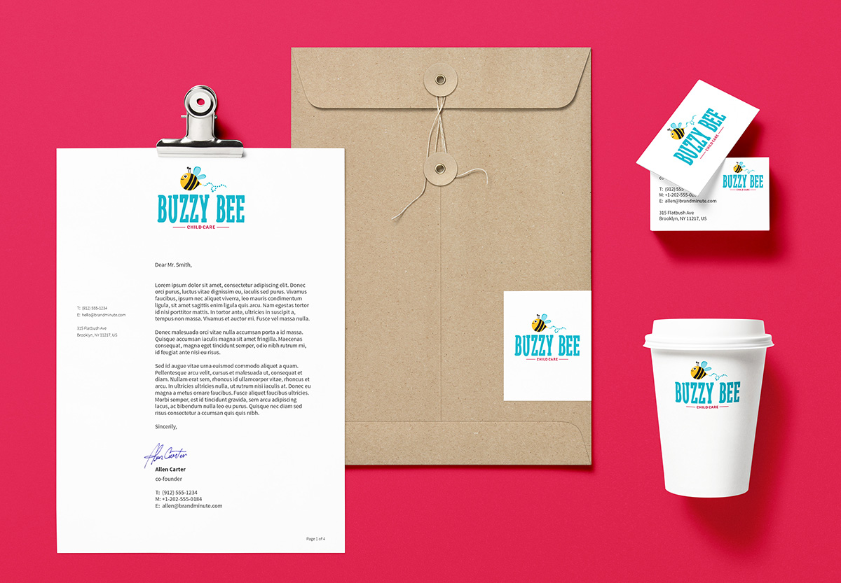 Logo Design by Fk_Design for Buzzy Bee Child Care | Design #12684233