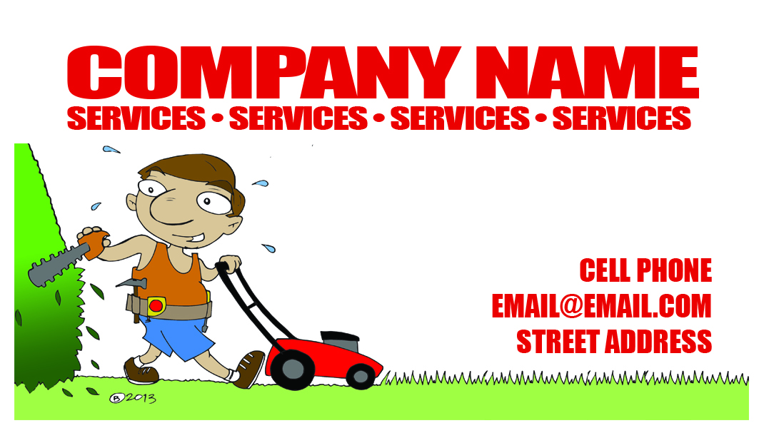 Business Card Design by Bryan Stalder for Kurt's Handyman & Garden Service | Design #2424372