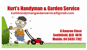Business Card Design by Bryan Stalder for Kurt's Handyman & Garden Service | Design: #2441948