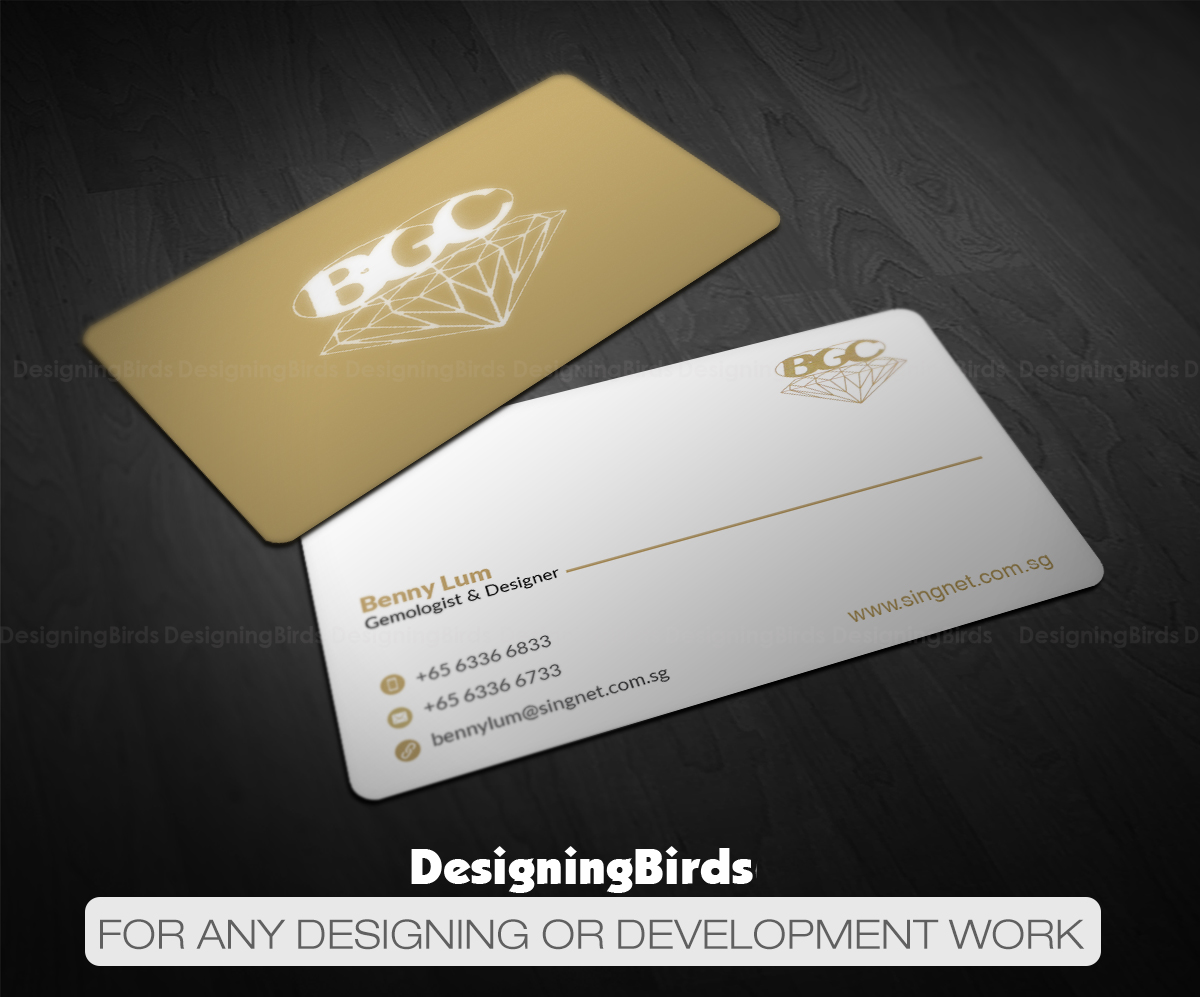 Unique 33 Jewelry Professional Business Card