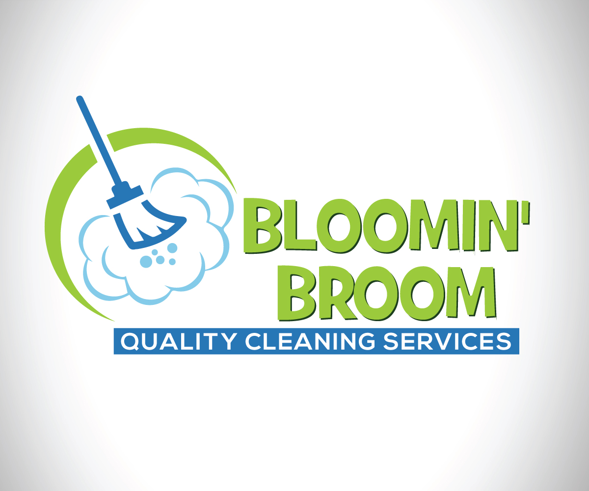 Bold, Modern, House Cleaning Logo Design for BLOOMIN' BROOM Quality ...