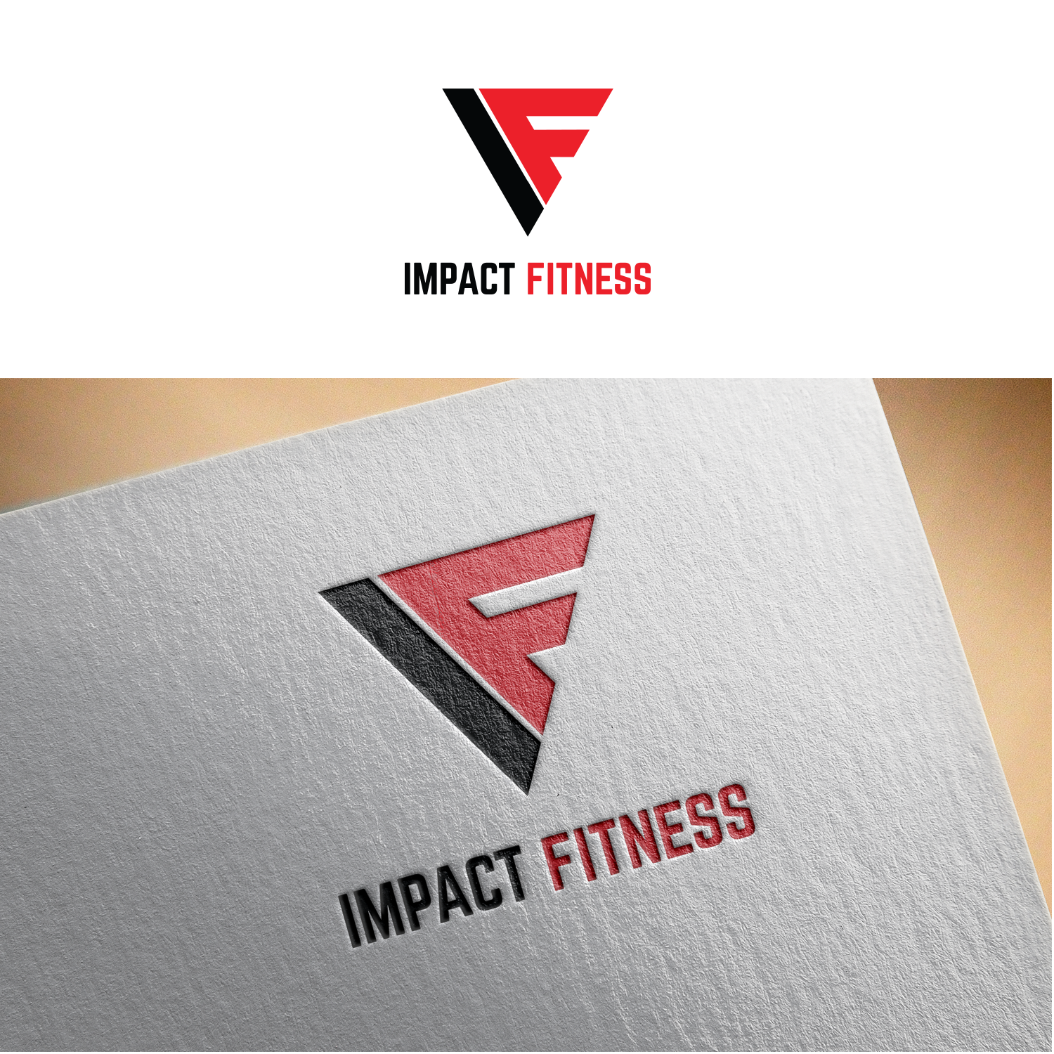 Logo Design by Mijan Al Bashar for Impact fitness  | Design #12673403