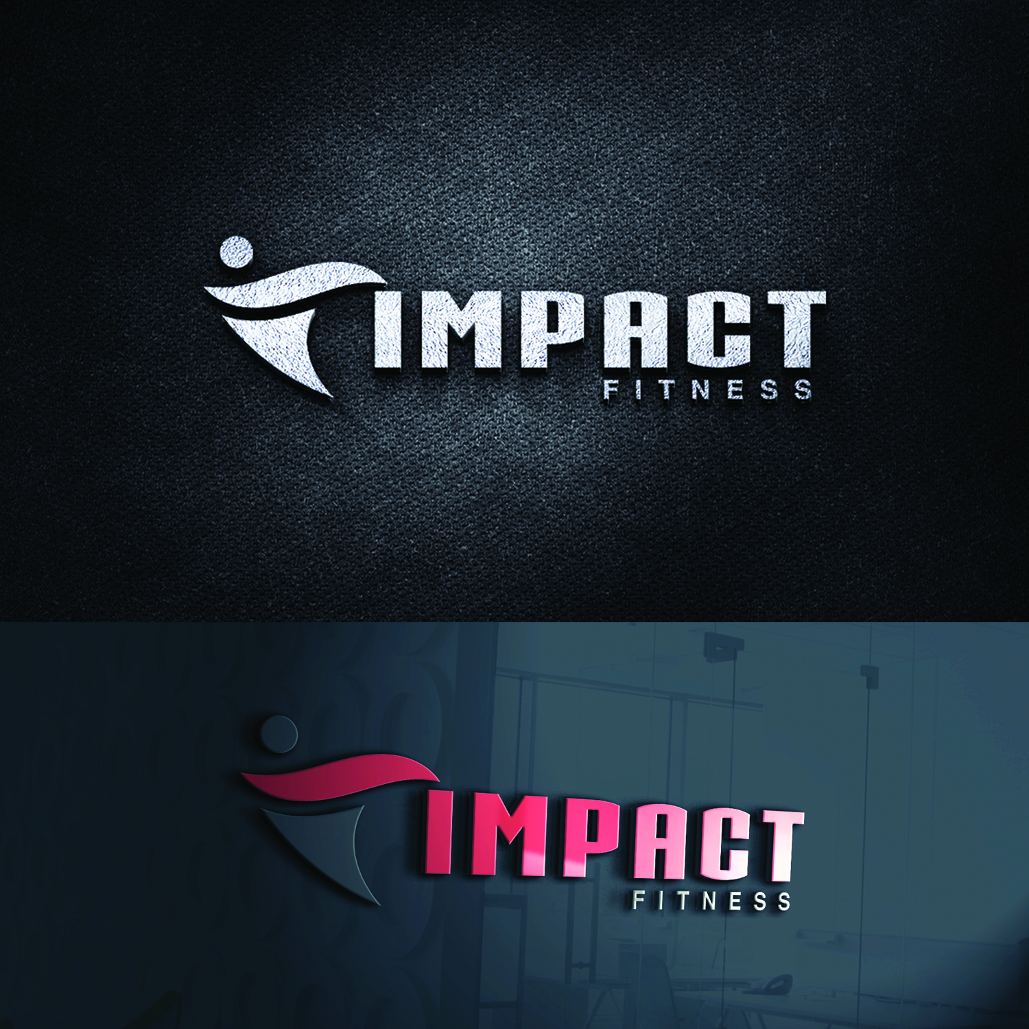 Diseño de Logo por jinesh para Impact fitness  | Diseño #12695938