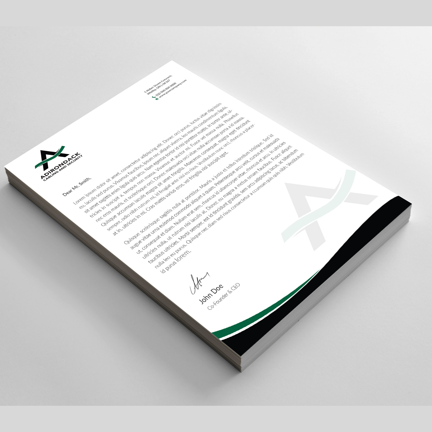 Stationery Design by Right_D for this project | Design #12668140