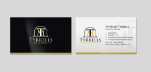 Business Card Design by INDIAN_Ashok for Tyrrells Memorials | Design: #12651706