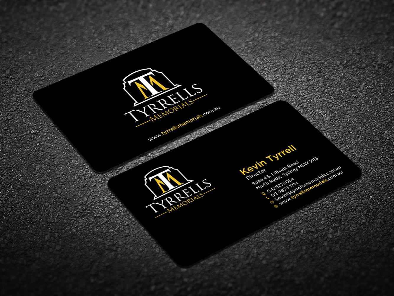 Diseño de Tarjeta de Presentación por Verified artistry para Tyrrells Memorials | Diseño #12650862