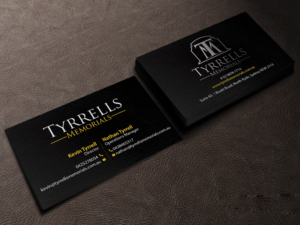 Business Card Design by Creations Box 2015 for Tyrrells Memorials | Design: #12678921