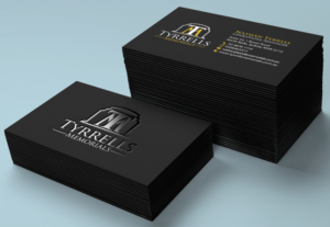 Business Card Design by chandrayaan.creative for Tyrrells Memorials | Design: #12677214