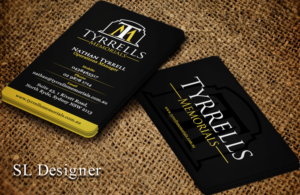 Business Card Design by SL Designer for Tyrrells Memorials | Design: #12658585