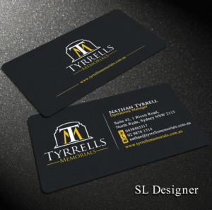 Business Card Design by SL Designer for Tyrrells Memorials | Design: #12658587