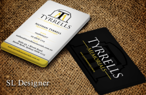 Business Card Design by SL Designer for Tyrrells Memorials | Design: #12658618