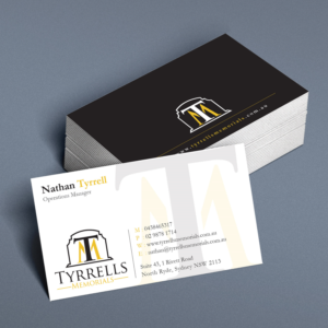 Business Card Design by payel.desing388 for Tyrrells Memorials | Design: #12669710