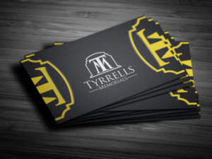 Business Card Design by mefiloglu for Tyrrells Memorials | Design: #12739969
