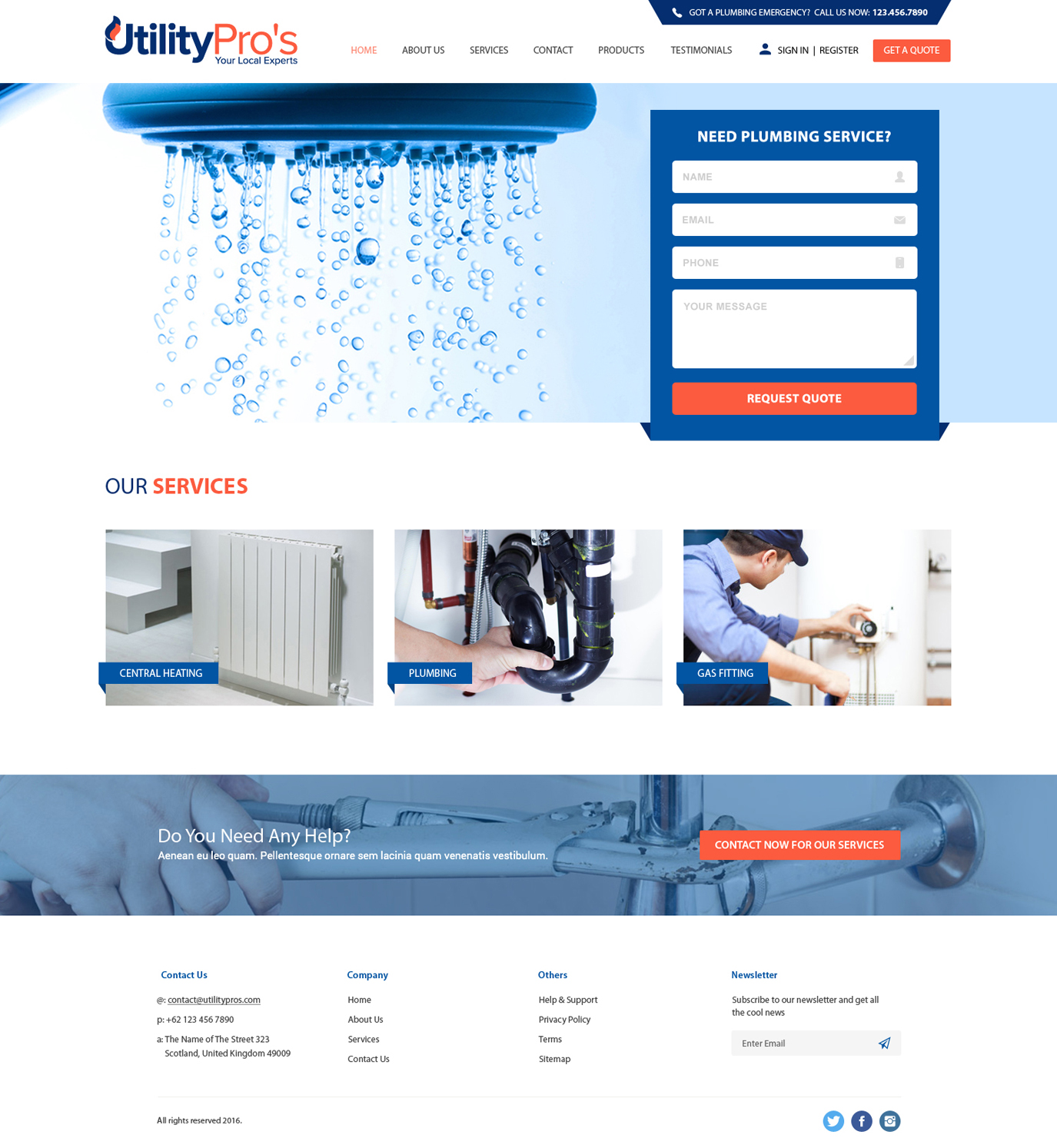 Web Design by Lauren for Ocean Green Media | Design #12659033