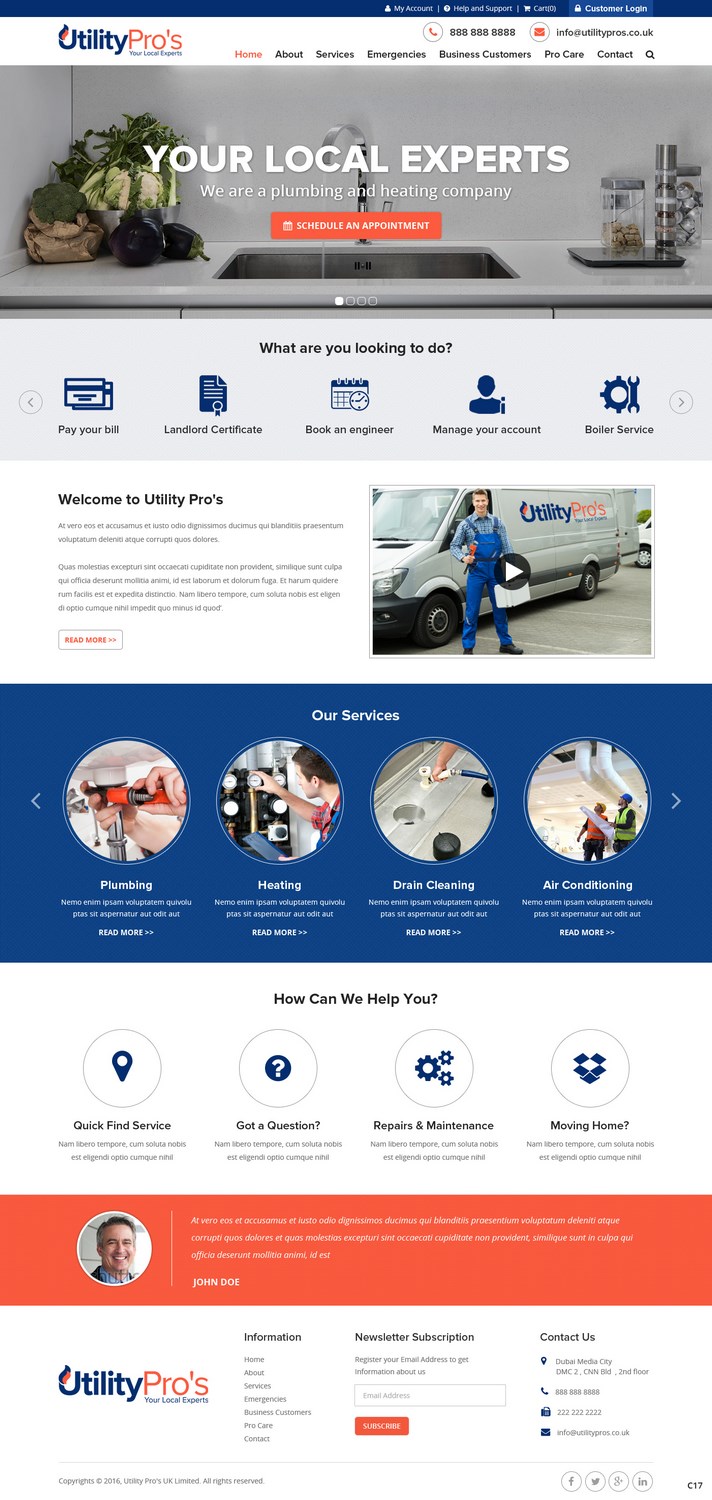 Web Design by pb for Ocean Green Media | Design #12656144