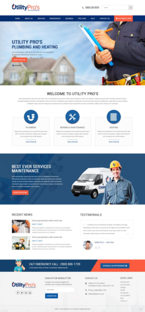 Web Design by pb for Ocean Green Media | Design: #12666824