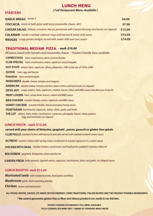 Menu Design by Kowzi for Pizza Club | Design: #12753100