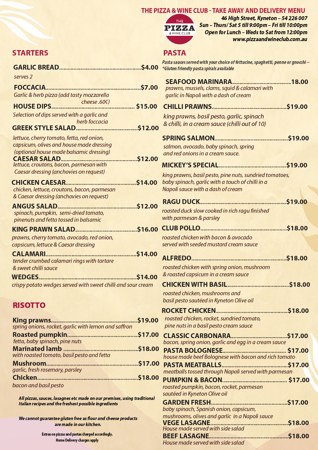 Menu Design by Kowzi for Pizza Club | Design #12753186