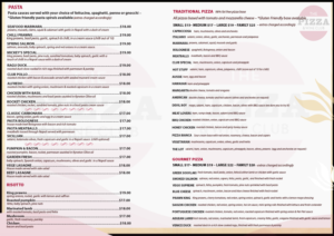 Menu Design by Kowzi for Pizza Club | Design: #12753382