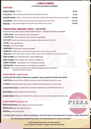 Menu Design by Kowzi for Pizza Club | Design: #12753425