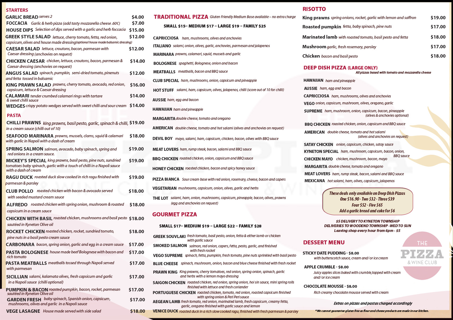Menu Design by Kowzi for Pizza Club | Design #12753443