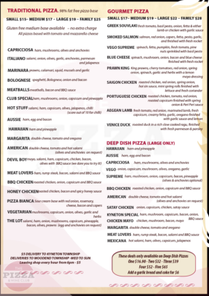 Menu Design by Kowzi for Pizza Club | Design: #12753468
