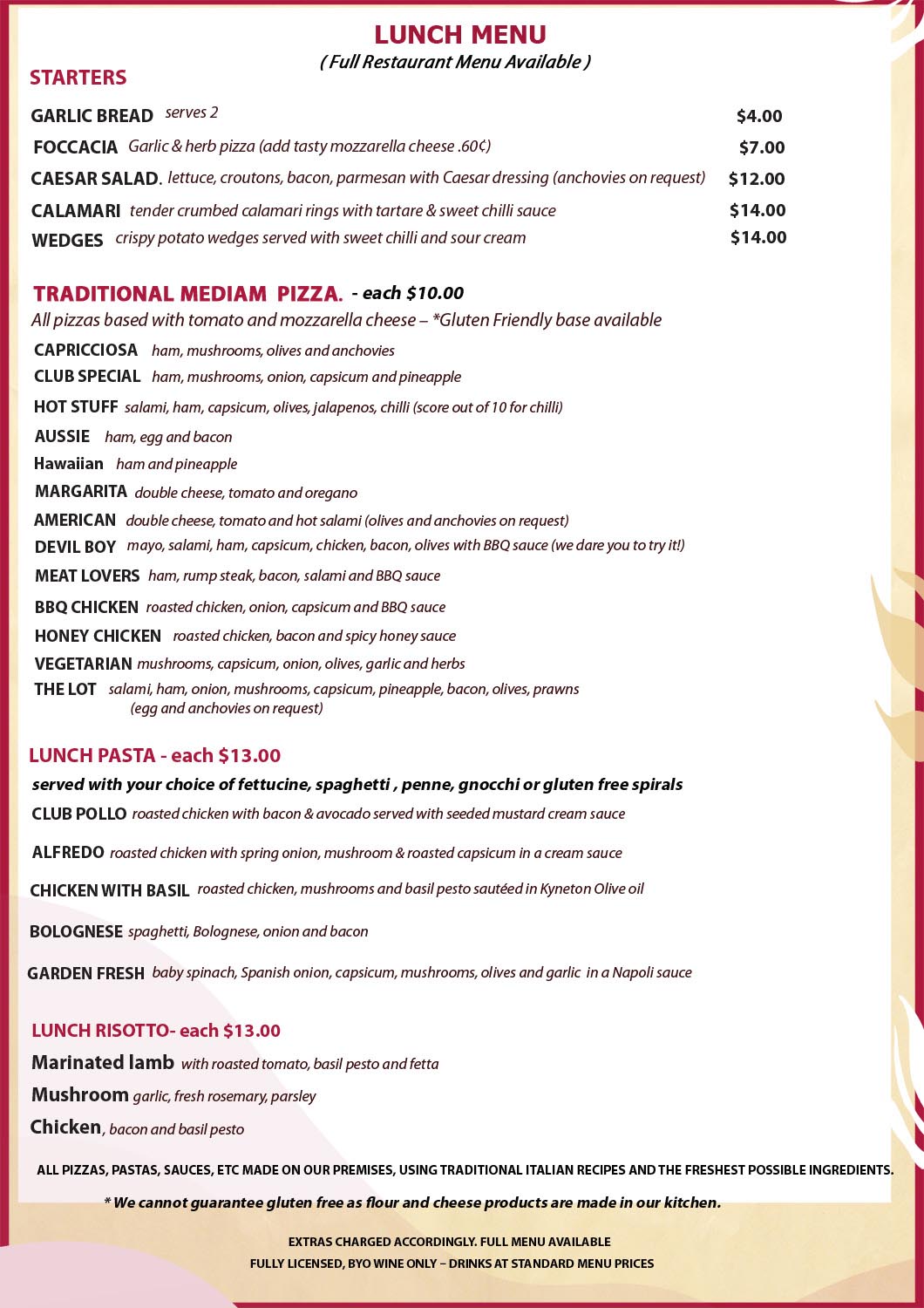 Menu Design by Kowzi for Pizza Club | Design #12753881